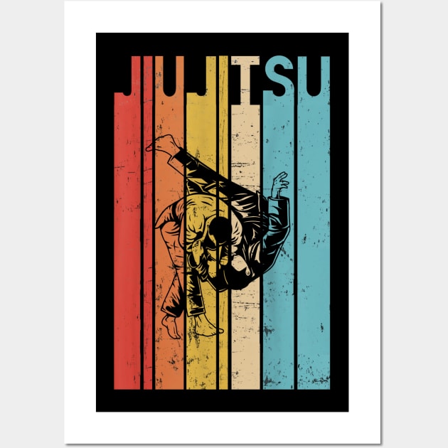 Jiu-Jitsu Vintage Wall Art by marcguada82.monster